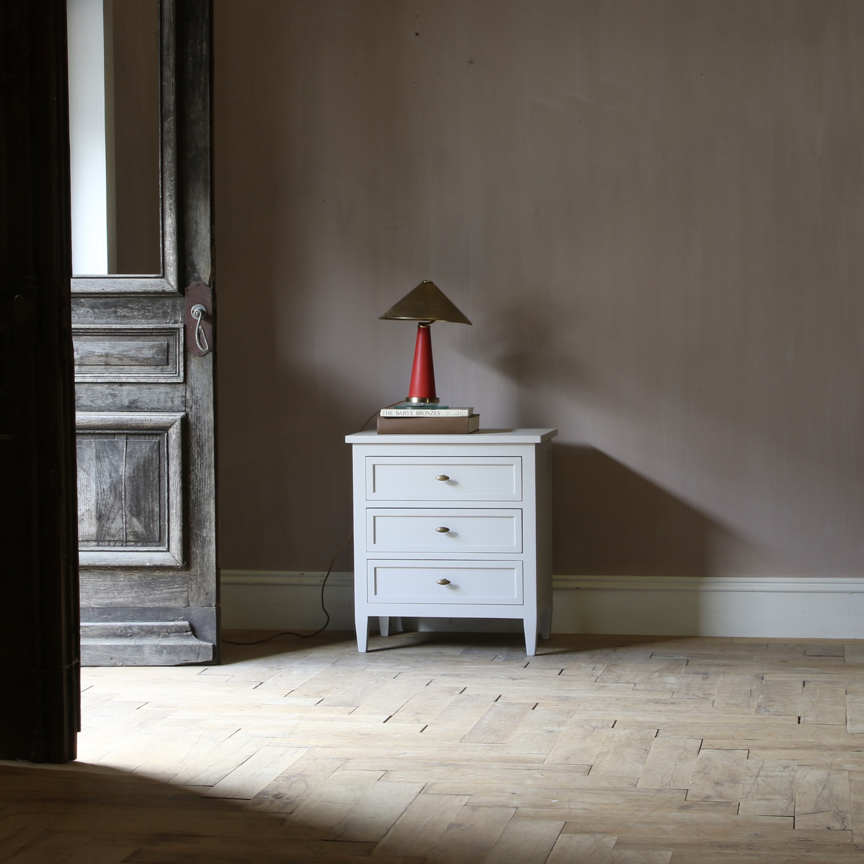 Stockholm Bedside in Gustavian Grey // JS Editions